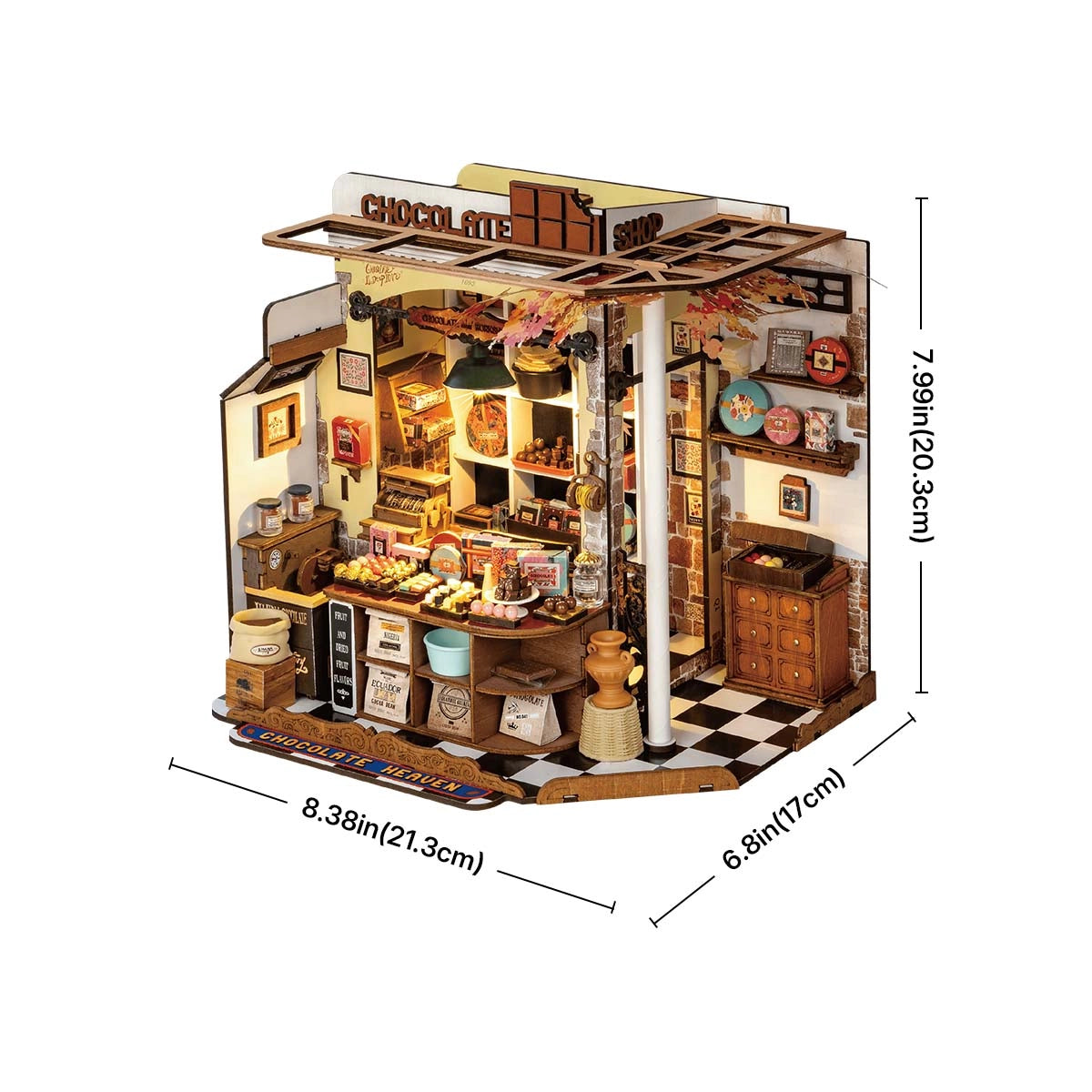 Henry’s Chocolate – Rolife DG174 – Mini-maison à assembler - Univers RcLoisirs