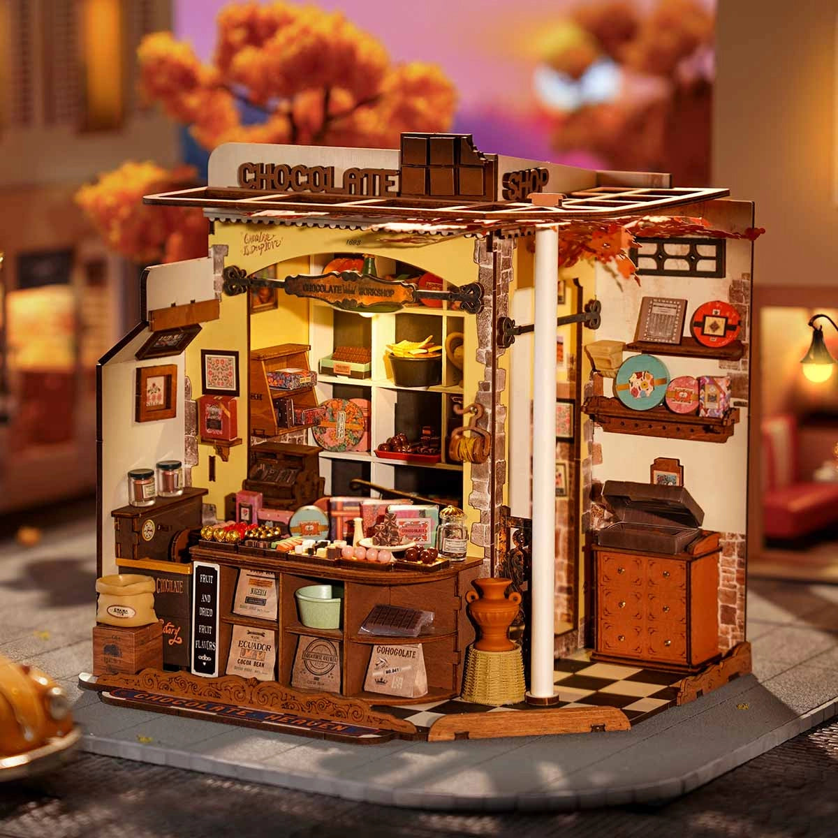 Henry’s Chocolate – Rolife DG174 – Mini-maison à assembler - Univers RcLoisirs