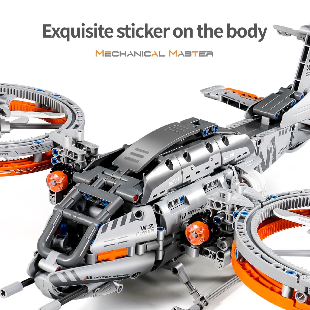 Assemblez un chasseur stellaire avec le kit IM.Master IMM6811 de 817 pièces. Mécanique interactive avec ailes mobiles et train d’atterrissage, idéal dès 6 ans. Univers RcLoisirs, votre boutique créative.