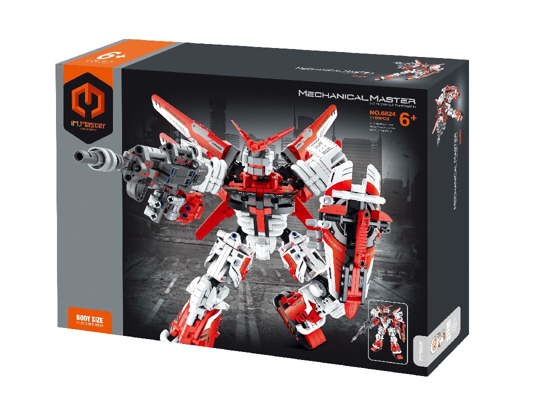 Assemblez le Mech Warrior avec ce kit IM.Master IMM6824 de 1100 pièces. Robot entièrement articulé, parfait dès 6 ans. Univers RcLoisirs, votre boutique créative.