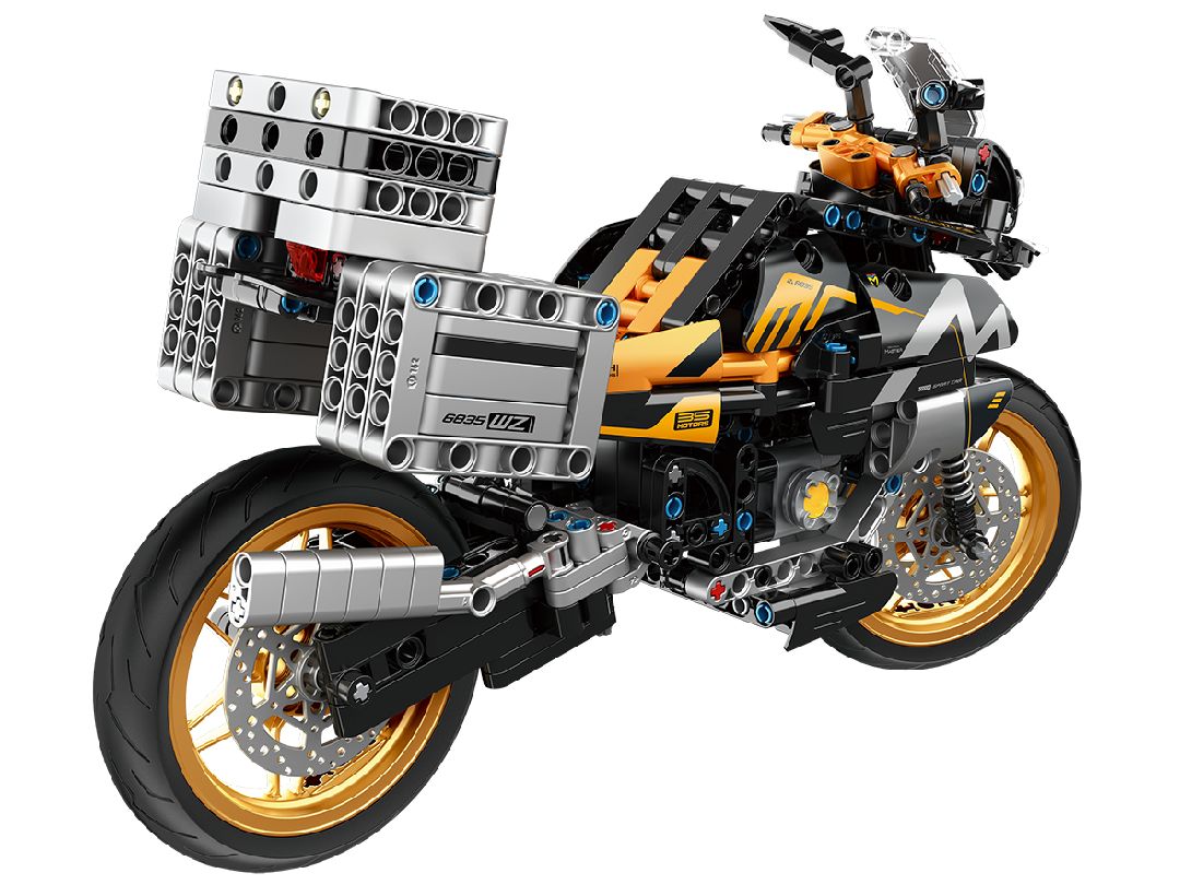 Assemblez cette moto technique avec le kit IM.Master IMM6835 d’environ 572 pièces. Suspension réaliste, moteur simulé — parfait pour les amateurs de construction technique dès 6 ans. Univers RcLoisirs, votre boutique créative.