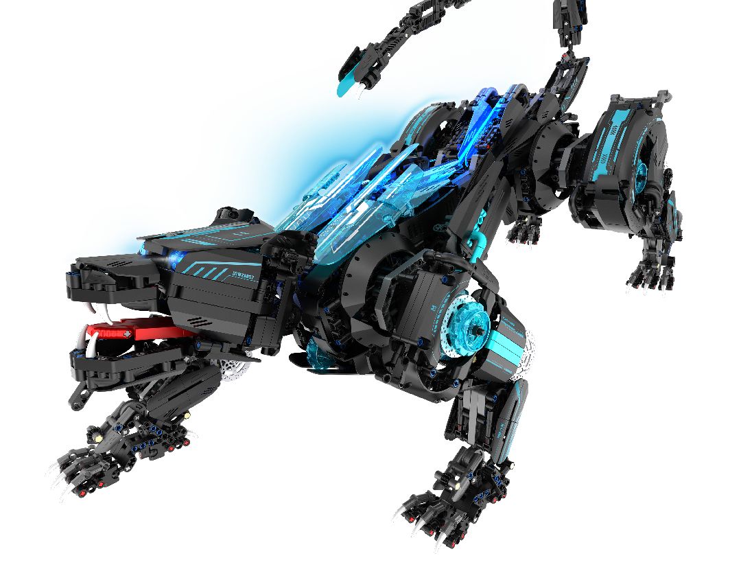 Assemblez le Black Leopard IM.Master IMM6857, un kit de 3824 pièces au style punk avec éclairage contrôlé par interrupteur intelligent. Plus d’un mètre de long, idéal pour passionnés. Univers RcLoisirs.