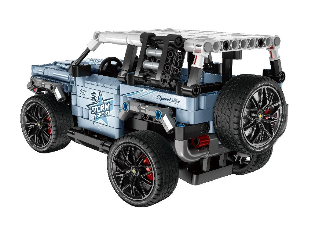 Construisez et pilotez le R/C Off-Roader IM.Master IMM8041 bleu (503 pièces). Contrôle 2,4 GHz ou via application mobile, idéal dès 6 ans. Univers RcLoisirs, votre boutique créative.