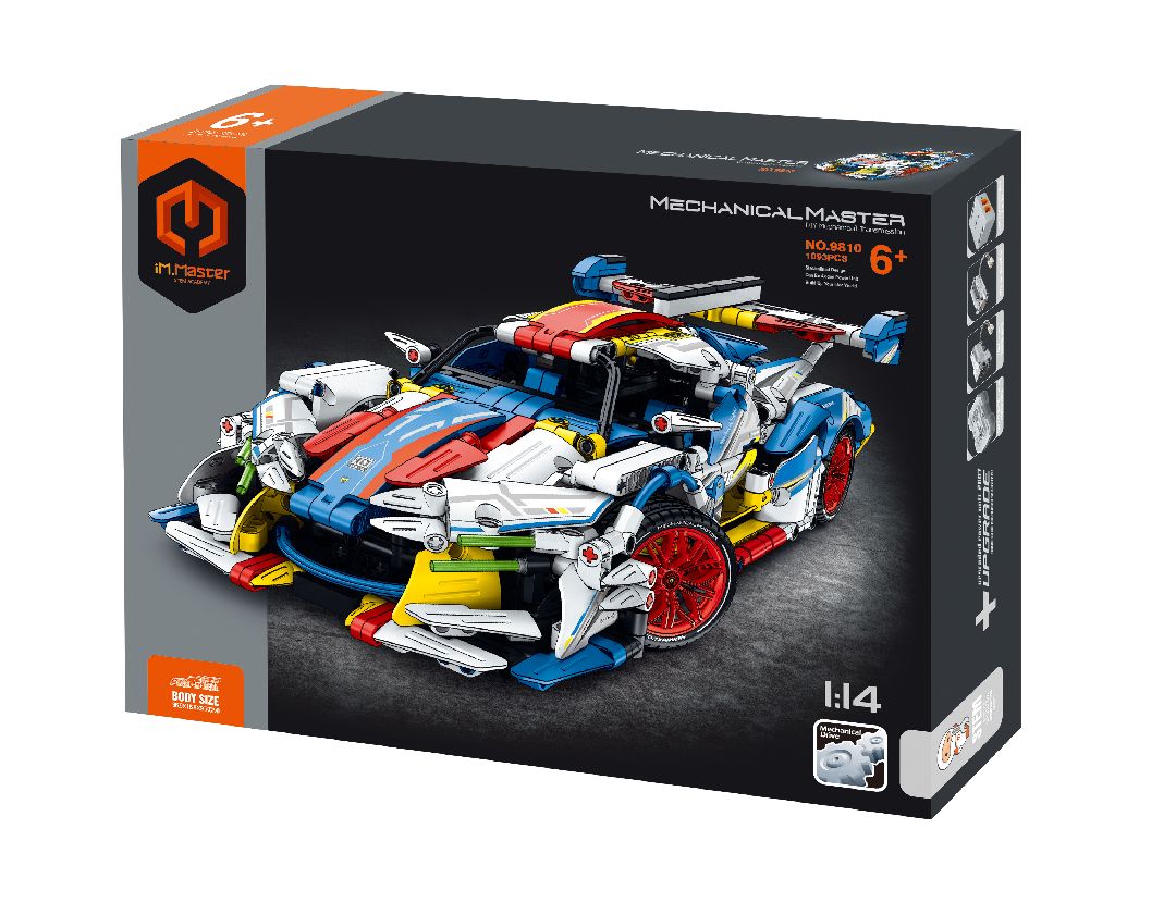 Construisez l’Apollo Super Car IM.Master IMM9810 (1093 pièces) à l’échelle 1/14. Portes papillon ouvrantes et design coloré. Univers RcLoisirs, votre boutique créative.