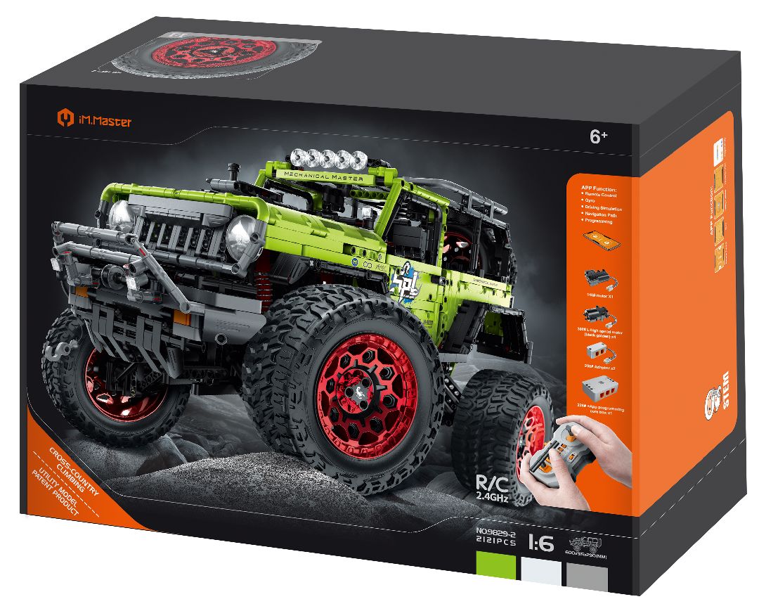 Découvrez le Rock Crawler télécommandé en 1/6 avec IM.Master IMM9829-2 : suspension multi-liens, commandes via appli et performance tout-terrain. Univers RcLoisirs, votre boutique passion.
