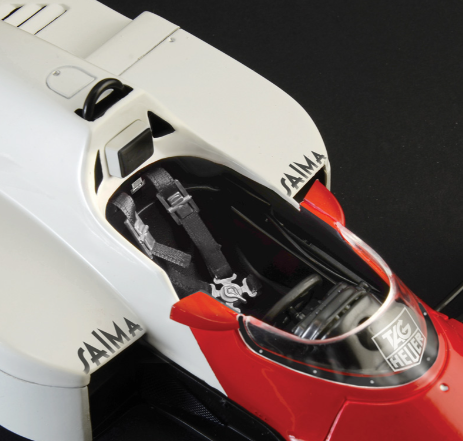 Italeri 4711 – McLaren MP4/2C Prost-Rosberg – maquette 1/12 avec moteur TAG-Porsche détaillé, photodécoupe et pneus en caoutchouc