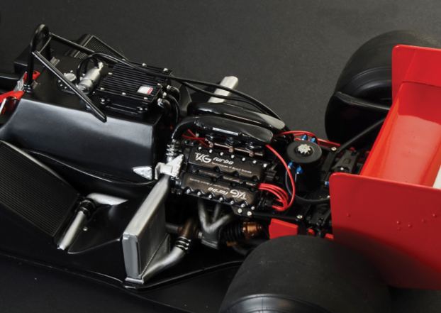 Italeri 4711 – McLaren MP4/2C Prost-Rosberg – maquette 1/12 avec moteur TAG-Porsche détaillé, photodécoupe et pneus en caoutchouc
