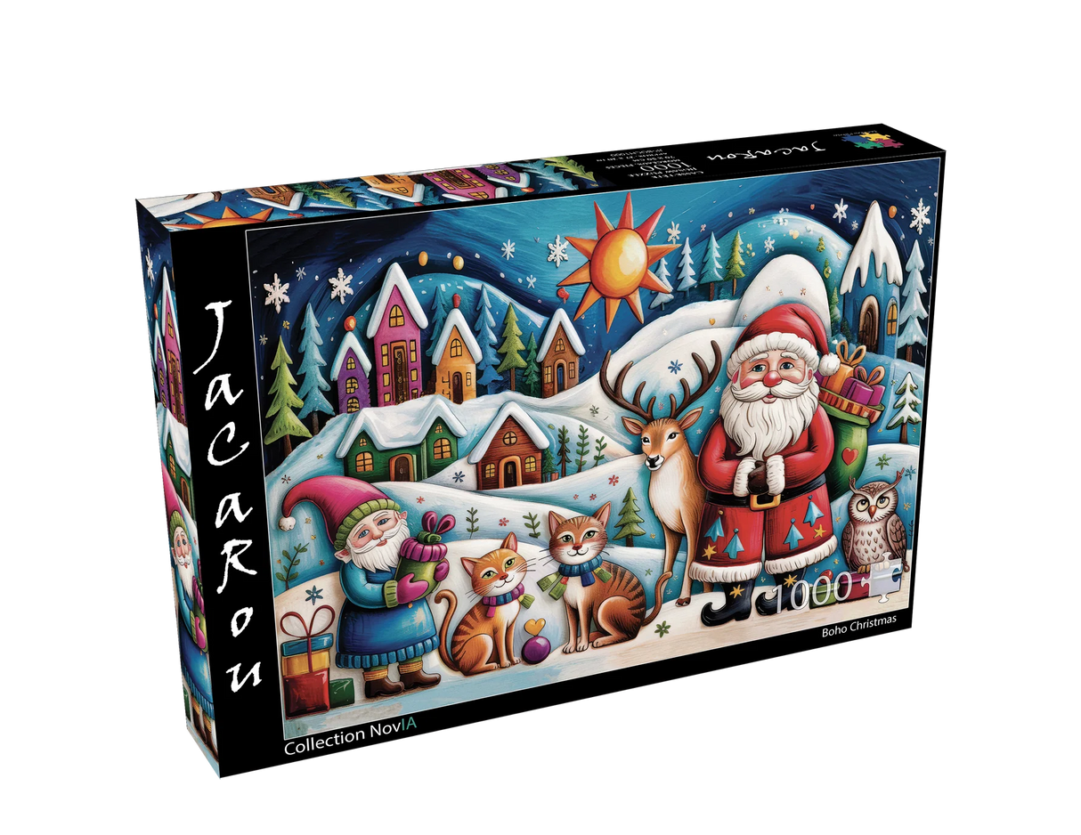 JaCaRou - Boho Christmas – Casse-tête – 1000 pièces – Univers RcLoisirs