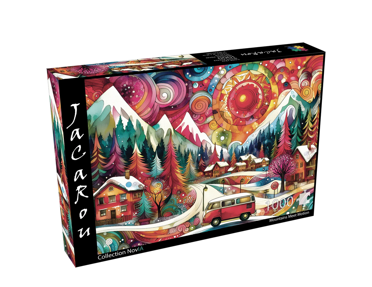 JaCaRou - Mountains Meet Motion – Casse-tête – 1000 pièces – Univers RcLoisirs