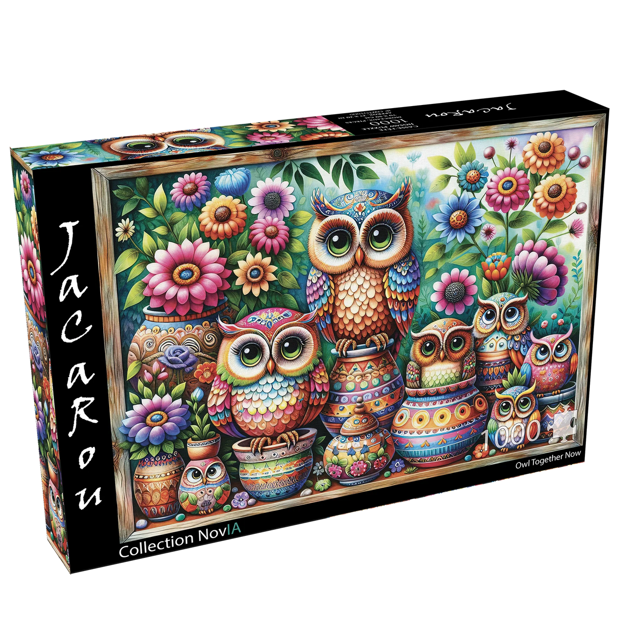 JaCaRou - Owl Together Now – Casse-tête – 1000 pièces – Univers RcLoisirs