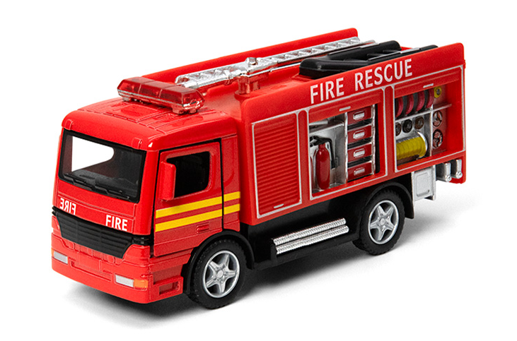Camion de pompiers – Diecast – Rescue Fire Engine – Kinsmart