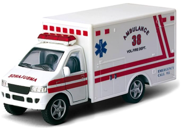 Camion d’urgence – Diecast – Rescue Team – Kinsmart