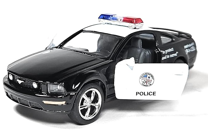 Ford Mustang GT 2006 – Diecast 1:38 – Version Police – Kinsmart