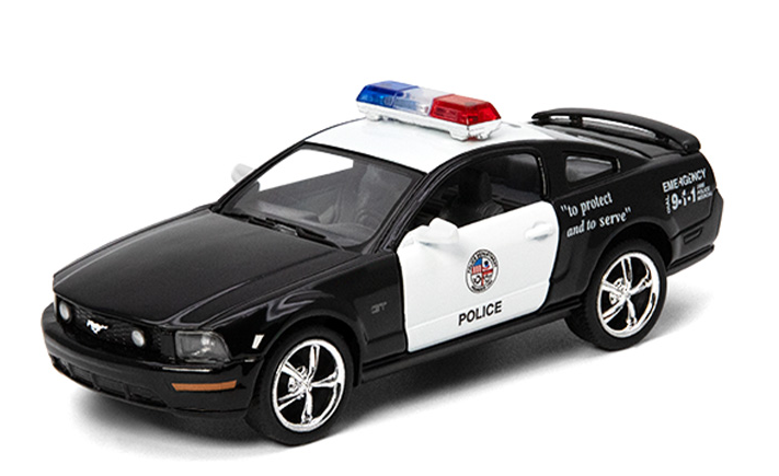 Ford Mustang GT 2006 – Diecast 1:38 – Version Police – Kinsmart