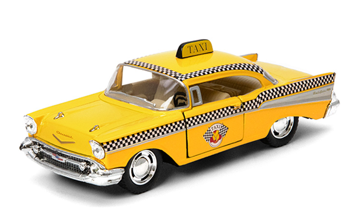 Chevrolet Bel Air 1957 – Diecast 1:40 – Version Taxi – Kinsmart