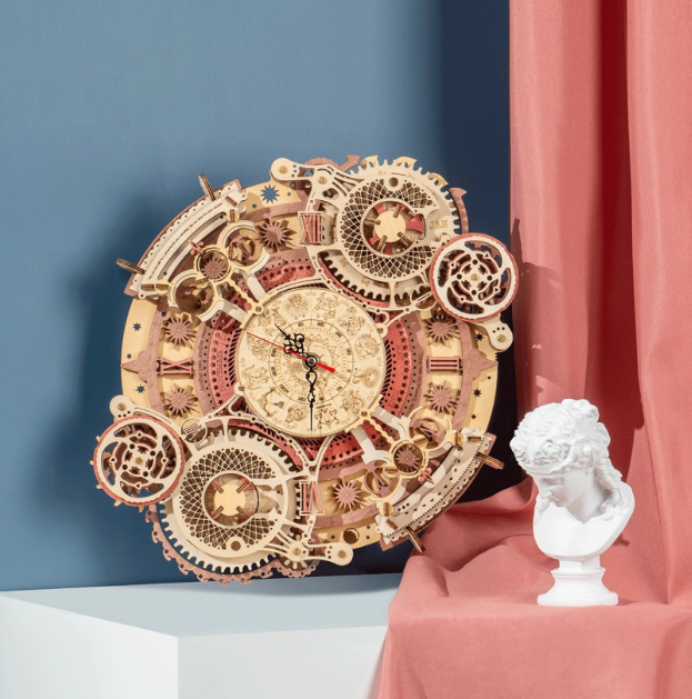Horloge murale mécanique Zodiac – ROKR LC601 – Puzzle 3D