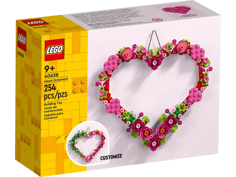 Décoration Cœur - LEGO® Seasonal 40638 - Univers RcLoisirs