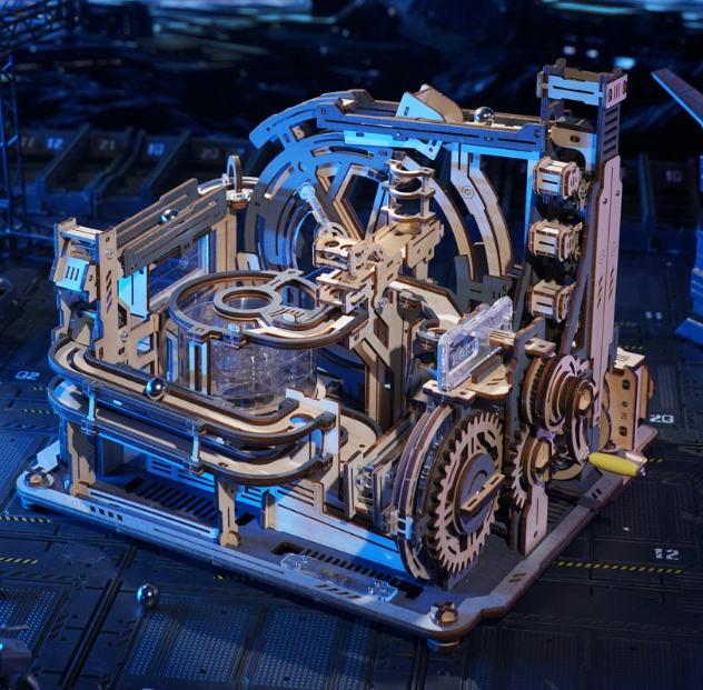 LGA01 - Marble Night City (Circuit à bille mécanique) – ROKR – Puzzle 3D