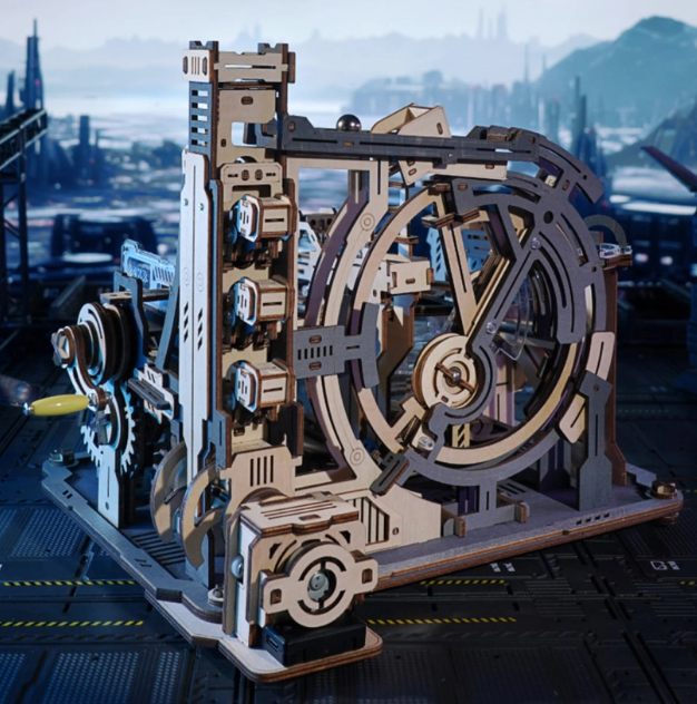 LGA01 - Marble Night City (Circuit à bille mécanique) – ROKR – Puzzle 3D