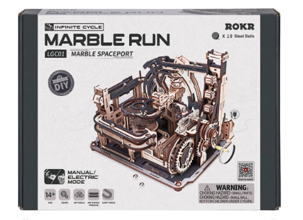 LGA01 - Marble Night City (Circuit à bille mécanique) – ROKR – Puzzle 3D