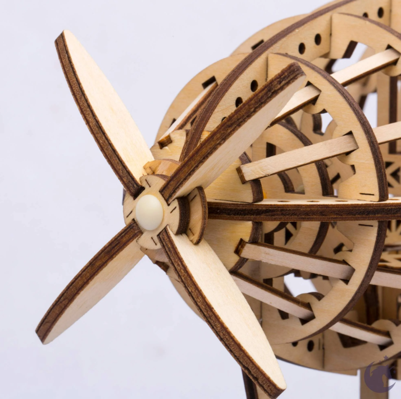 Dirigeable steampunk – ROKR LK702 – Puzzle 3D