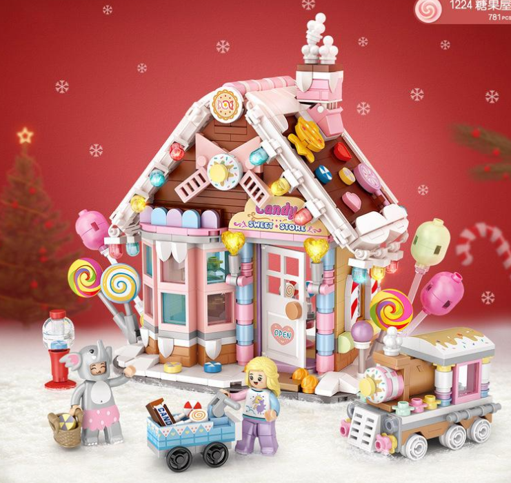 Maison bonbon – LOZ 1224 – Mini blocs à assembler