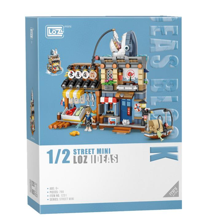 Boutique aquatique – Poissonnerie – LOZ 1231 – Mini blocs à assembler