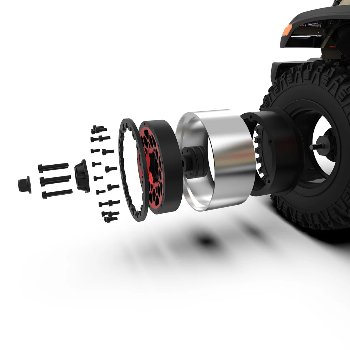 MK07-316 – Moyeu de roue aluminium Rlaarlo Silver – Univers RcLoisirs