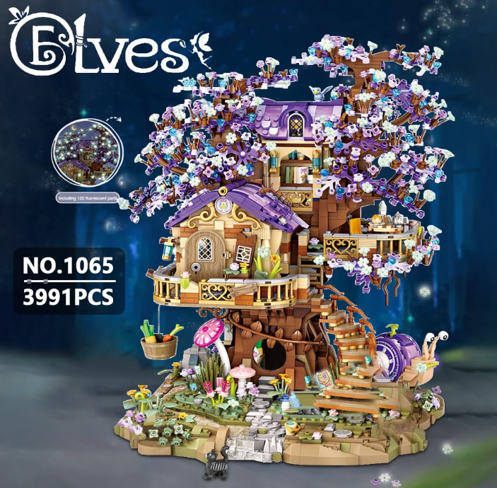 Maison des Elfes – LOZ 1065 – Mini-blocs à assembler – Univers RcLoisirs