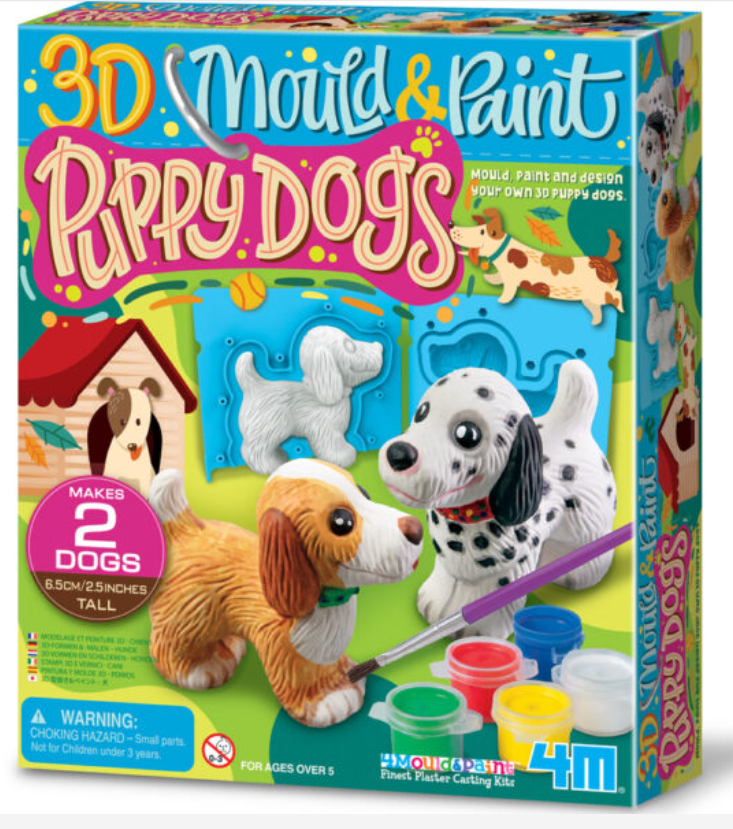 Moulage & Peinture – Chiots – 4M