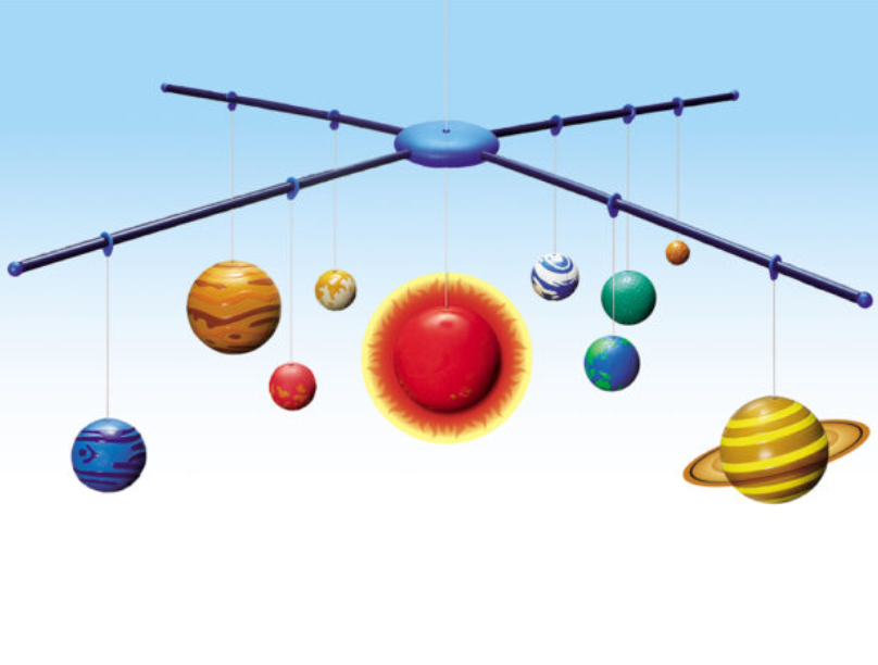 Ensemble 3D – Mobile Système Solaire qui brille dans le noir – 4M