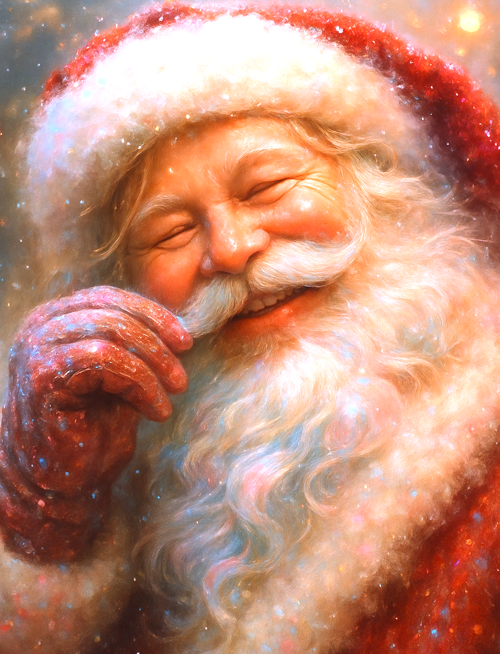 PRÉ-COMMANDE / Peinture diamant 5D Haute Gamme – Père Noël - Collection Noël d'antan - Univers RcLoisirs