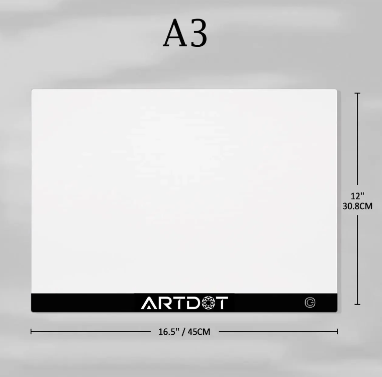 Planche lumineuse LED A3 USB – Outils et accessoires peinture diamant – Univers RcLoisirs