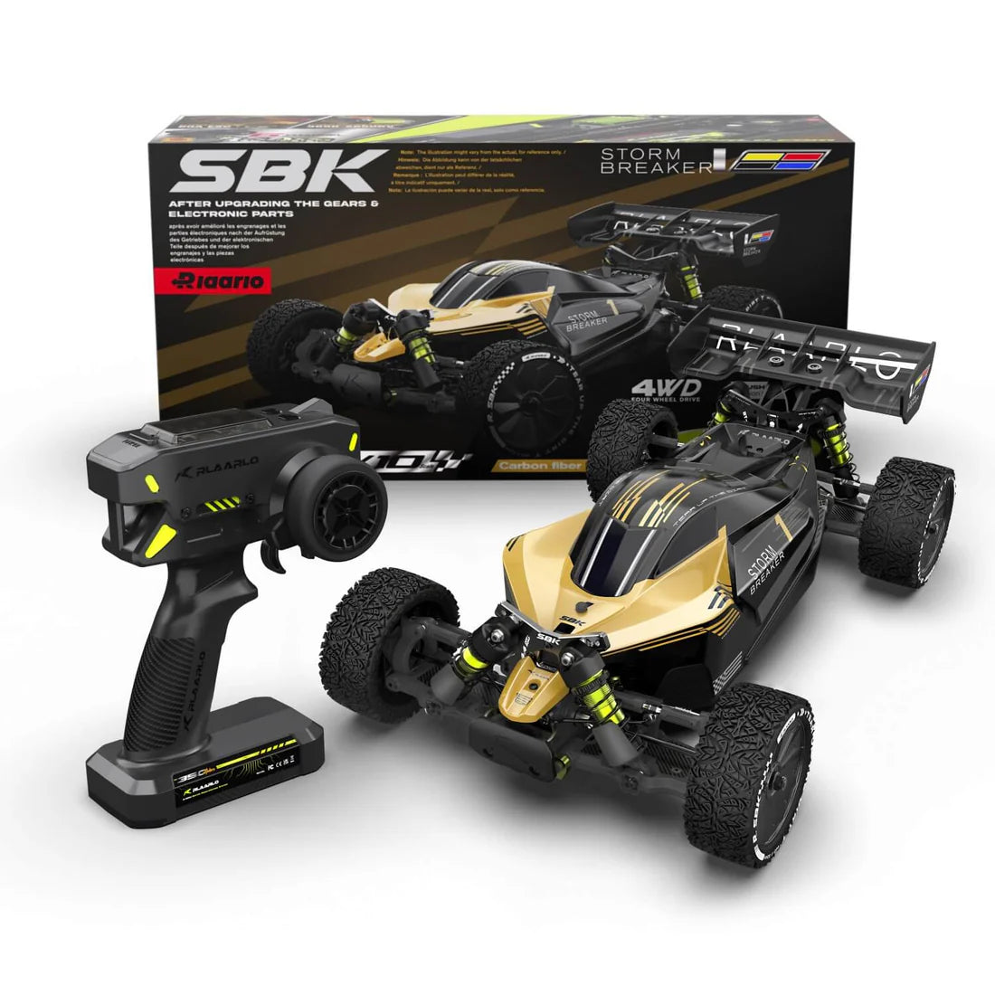 Rlaarlo SBK10 Storm Breaker – Buggy 1/10 Brushless 4WD – Version Carbone – Univers RcLoisirs