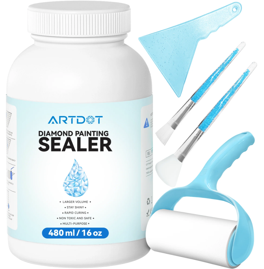 Scellant brillant peinture diamant – Grand volume 480 ml – Outils et accessoires – Univers RcLoisirs