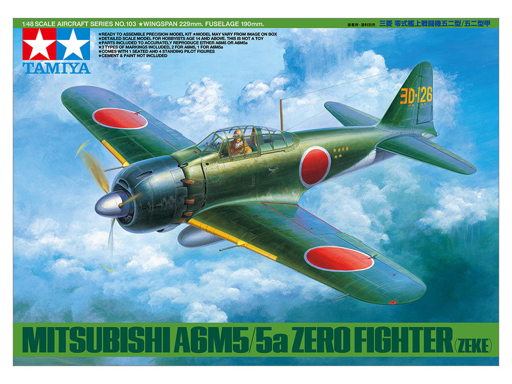 TAM61103 – Mitsubishi A6M5/5a Zero « Zeke » – 1/48 – Univers RcLoisirs
