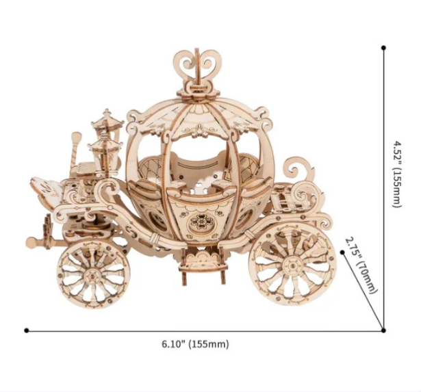 Carrosse Citrouille – ROKR TG302 - Puzzle 3D