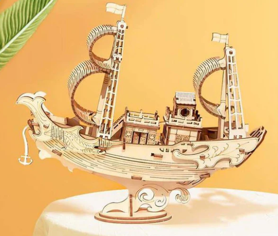 Navire diplomatique japonnais - ROKR TG307 - Puzzle 3D