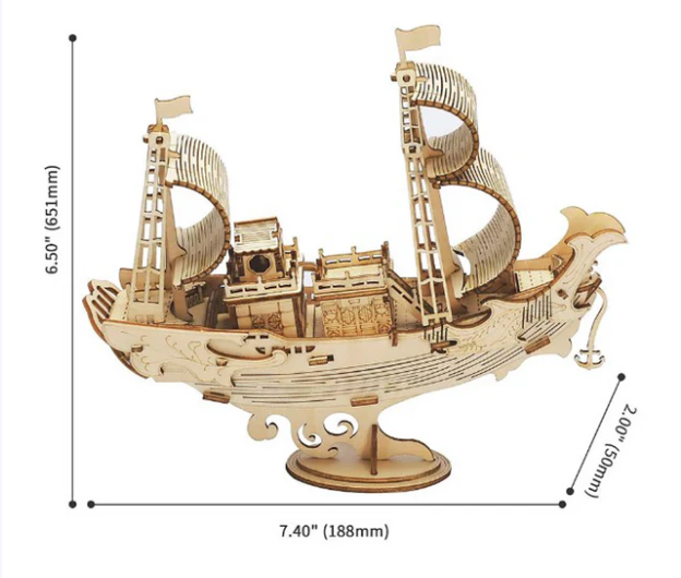 Navire diplomatique japonnais - ROKR TG307 - Puzzle 3D