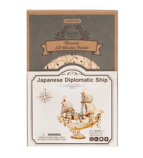 Navire diplomatique japonnais - ROKR TG307 - Puzzle 3D