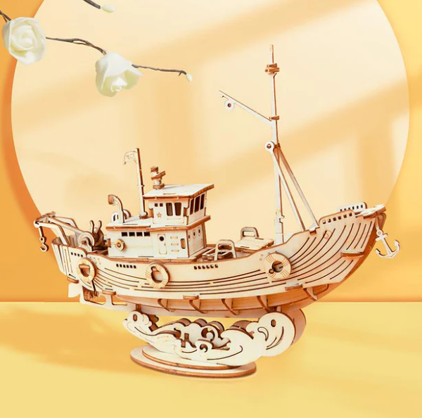 Bateau de pêche – ROKR TG308 - Puzzle 3D