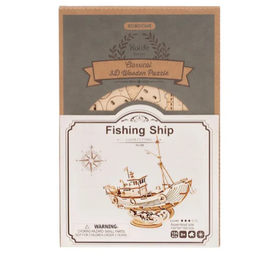 Bateau de pêche – ROKR TG308 - Puzzle 3D