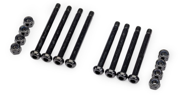 TRA10740X – Goupilles extérieures de suspension en acier trempé (Outer Hardened Steel Suspension Pins Set) – Univers RcLoisirs