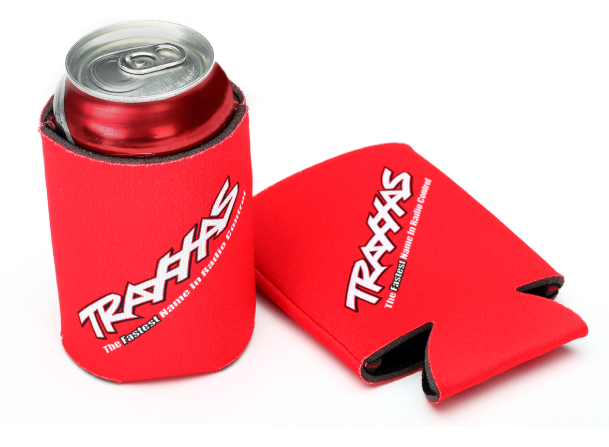 TRA6180-TRA6181 – Koozie noir avec logo Traxxas – Univers RcLoisirs