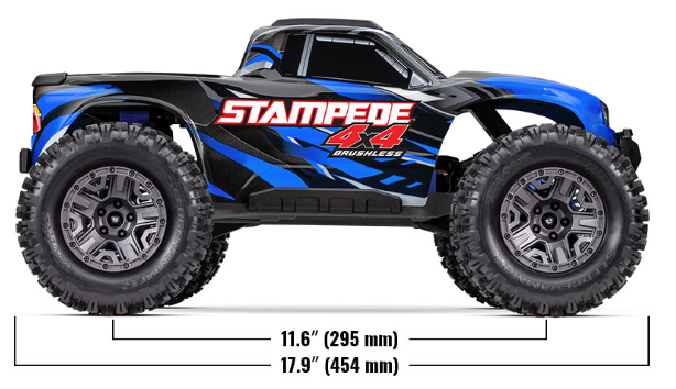 TRA67154-4 – Stampede BL-2s – 1/10 – Monster Truck 4WD – RTR – Univers RcLoisirs