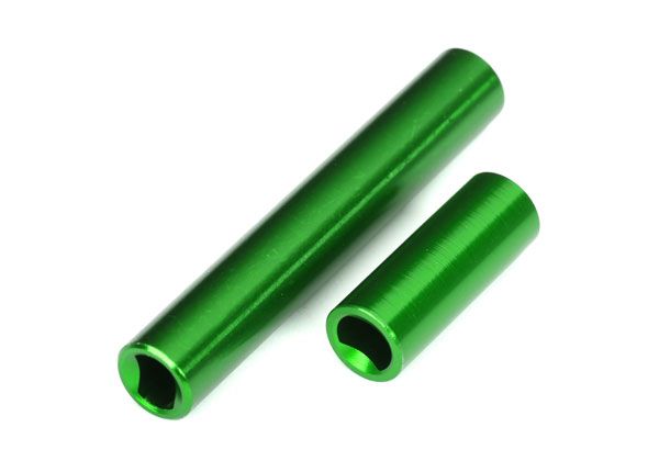 TRA9852-GRN arbres de transmission aluminium TRX-4M Traxxas verts robustes pour meilleure efficacité et durabilité