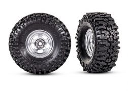 Roues-et-pneus-Traxxas-TRA9872-TRX-4M-1.0-satin-chrome-avec-MT-Baja-Pro-XS-2.4x1.0-ameliore-traction-et-look-Univers-RcLoisirs