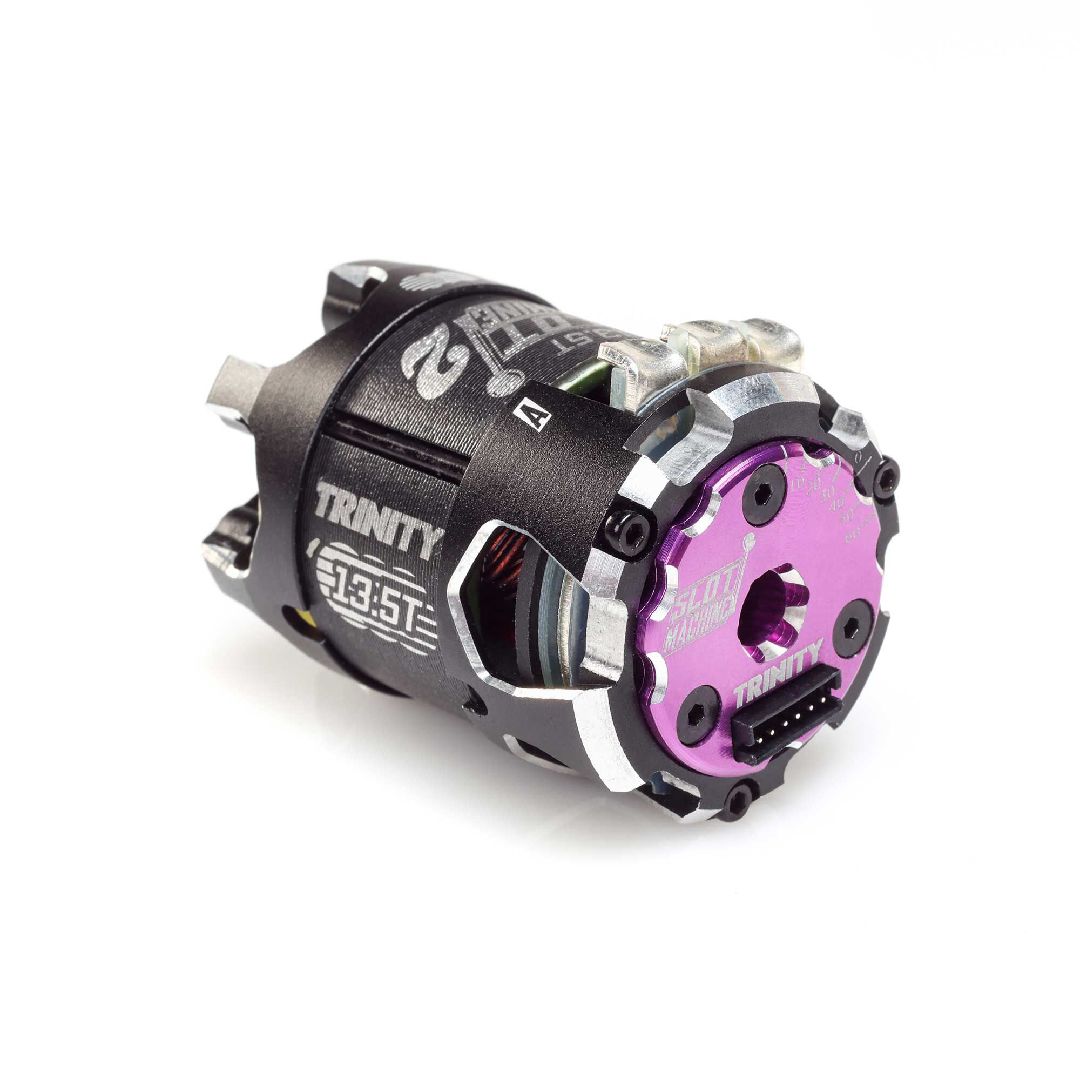TRI-1050 moteur Trinity Slot Machine 2 13.5T Spec avec timing ajustable et performance constante pour RC compétition Stock.