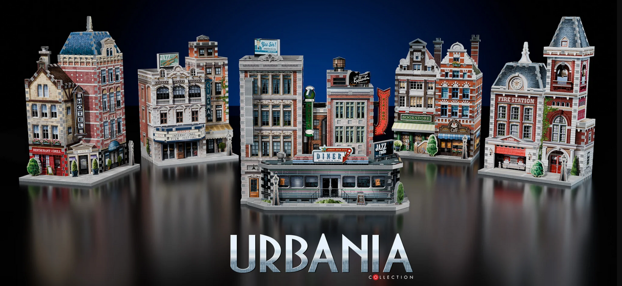 Urbania Resto-Café & Librairie – Puzzle 3D