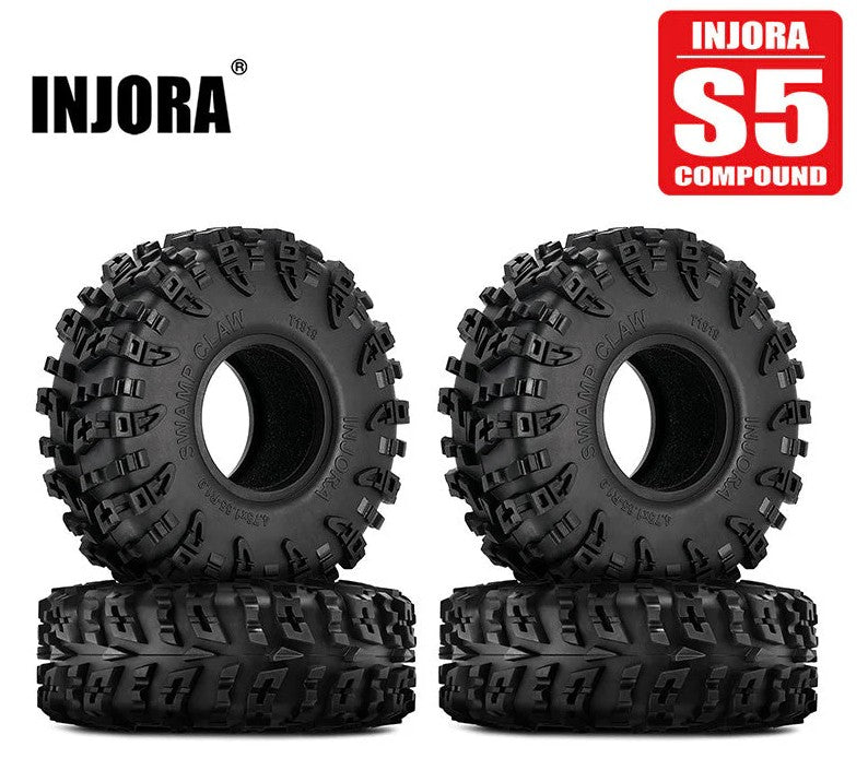 YQT-1919-S5 – Swamp Claw Tires 1.9″ (4.75″ OD), M/T/T (4 pieces)